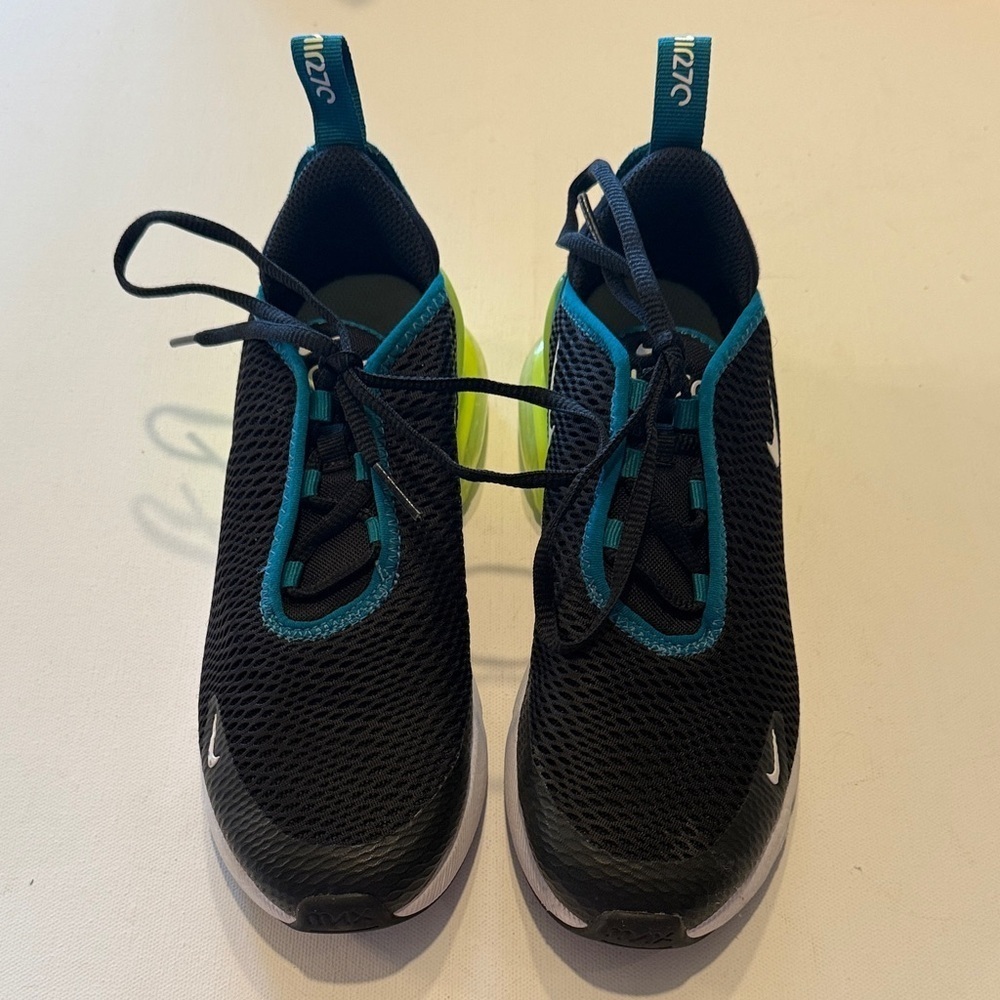 Nike Kids Black and Teal Sneakers